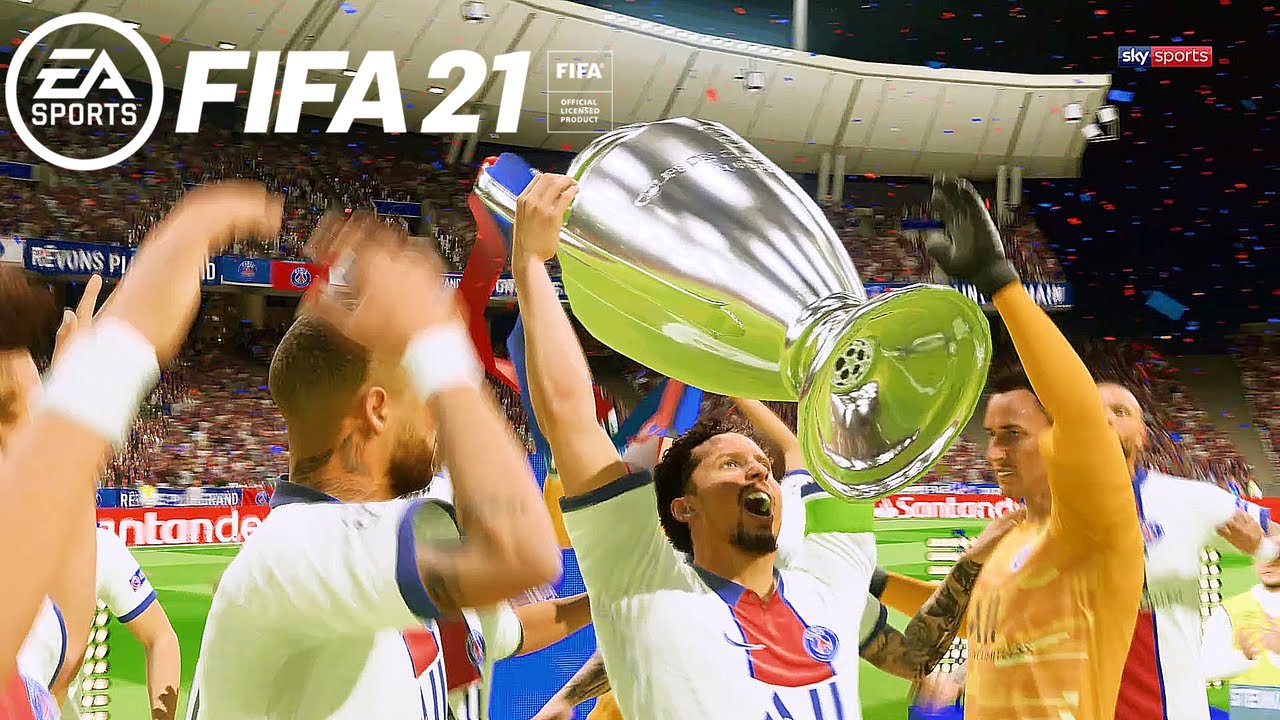 PSG - FC BARCELONA // Final Champions League 2021 FIFA 21 Gameplay PC HDR 4K Next Gen MOD