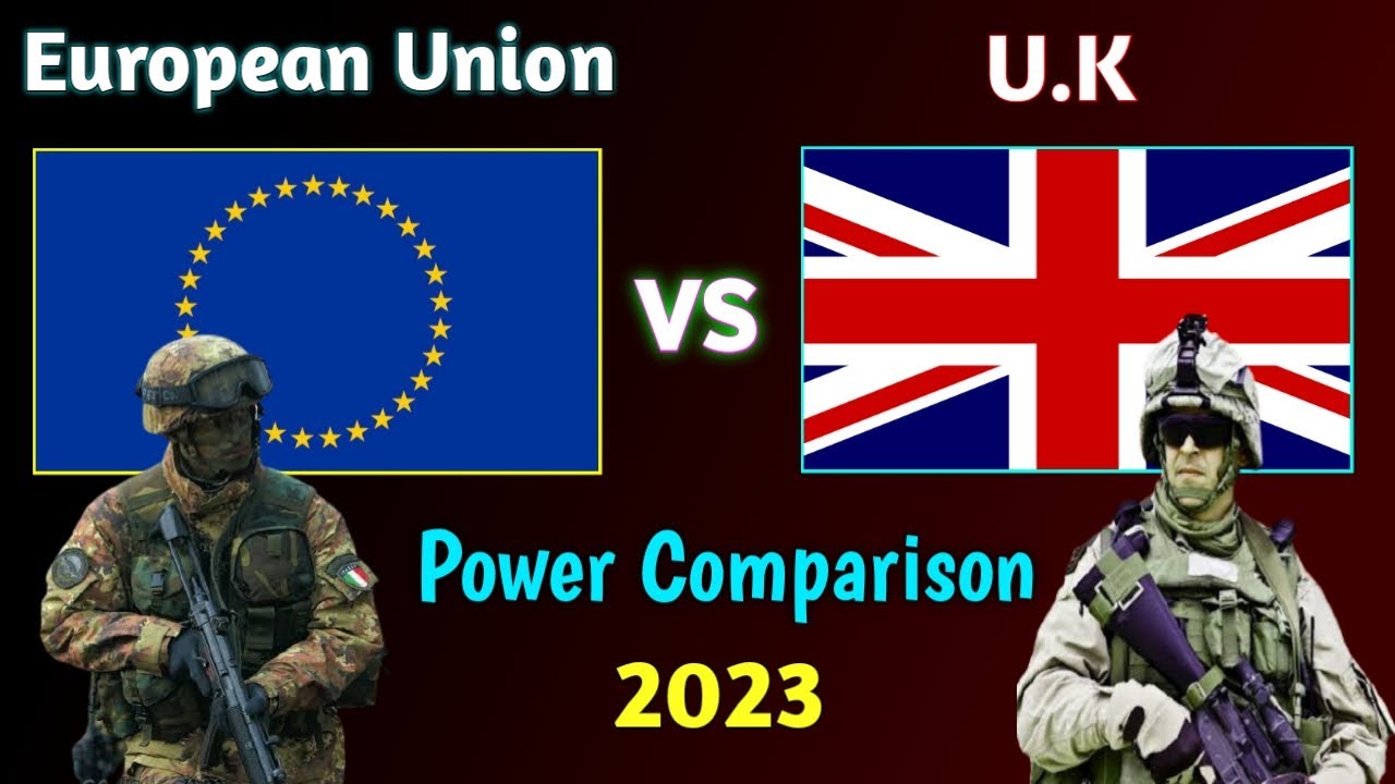 European Union vs UK Military Power Comparison 2023 | United Kingdom vs EU Military Comparison 2023