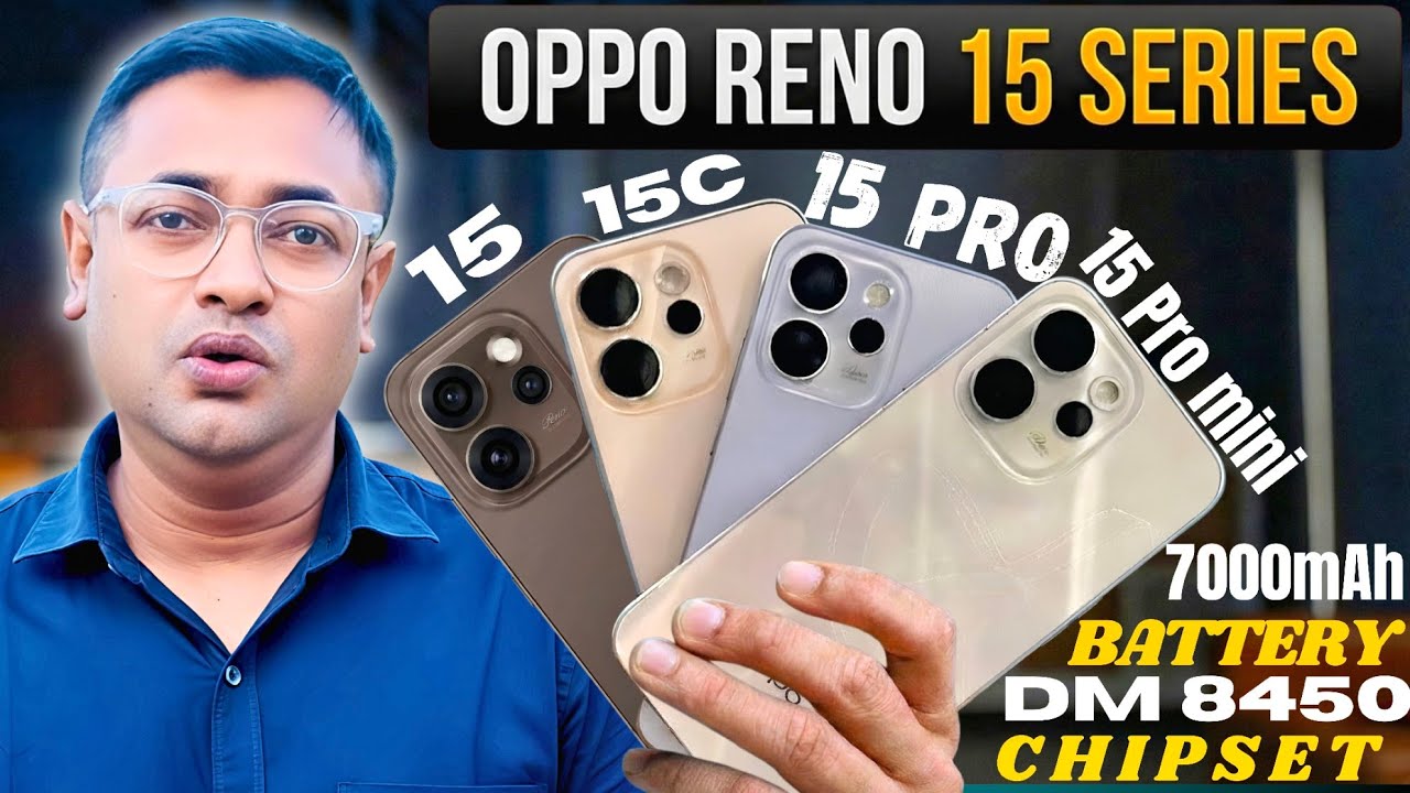 Oppo Reno 15 Series 5G 🔥 Reno 15C, Reno 15, Reno 15 Pro, Reno 15 Pro Mini Price, Specs, India Launch