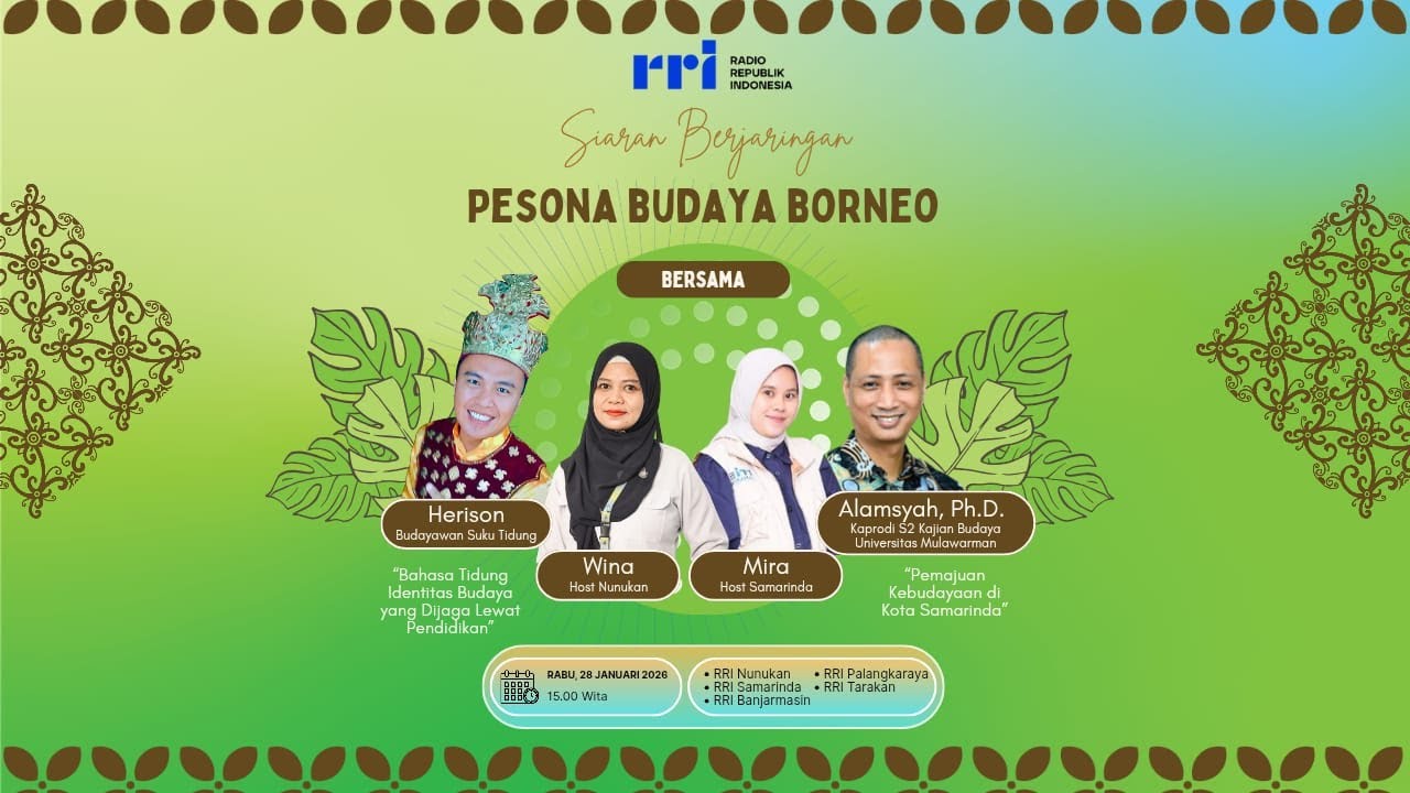 PESONA BUDAYA BORNEO SIARAN BERJARINGAN KORNUS 8 BANJARNUSANTARAYA
