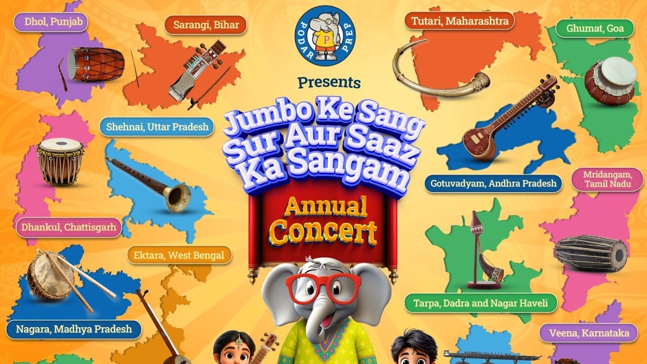 Annual Day 2025-26 Jumbo ke saang sur or saaz ka sangam