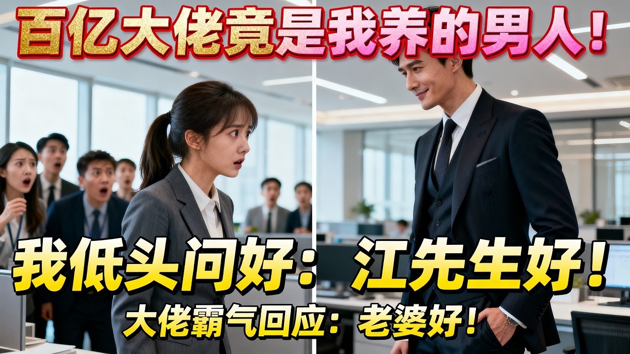 公司新来的百亿大佬竟是我刷卡养的男人!我低头问好江先生好!大佬霸气回应老婆好!