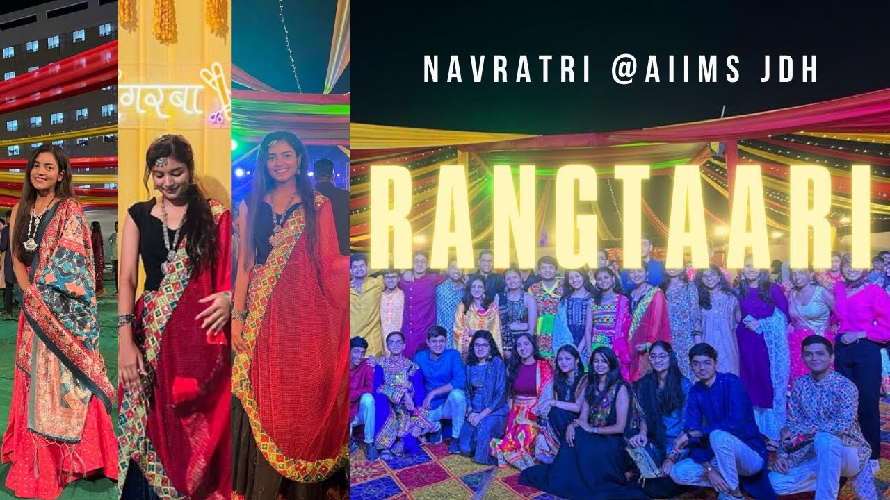 Rangtaari 2023✨|Navratri at AIIMS Jodhpur |Anjali Sah|