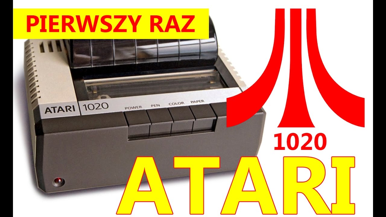 Atari 1020 XL i Pierwszy Raz..