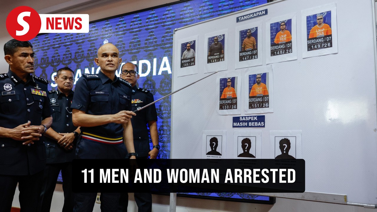 11 men, woman held over vandalism, threats against ‘Cikgu Chandra’