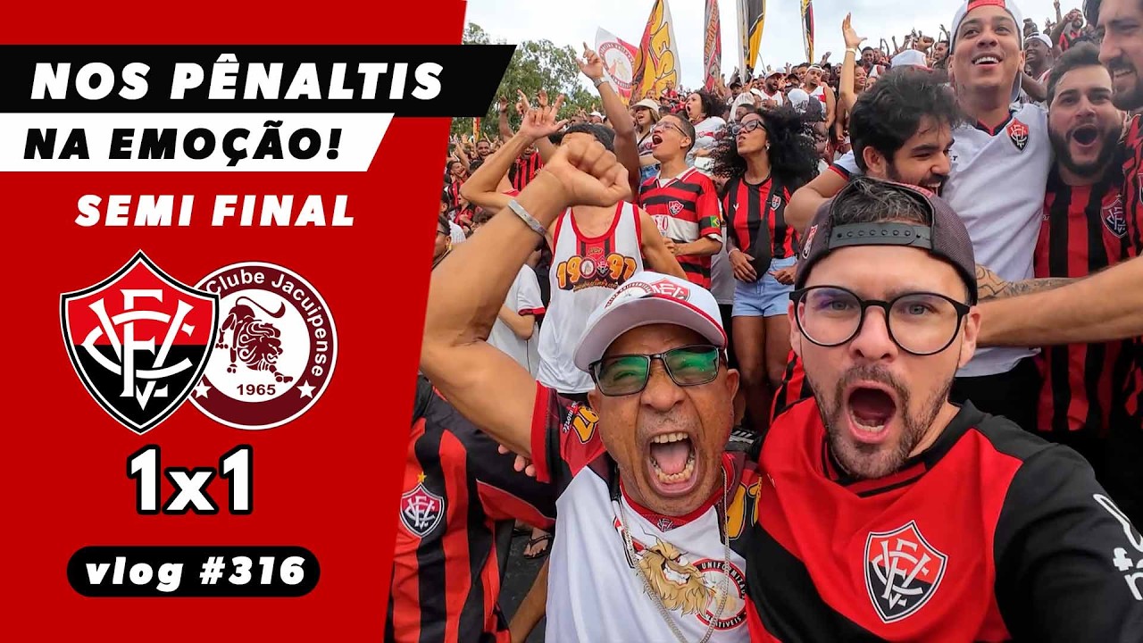 Vitória 1x1 Jacuipense | FOI NOS PÊNALTIS, NA EMOÇÃO!