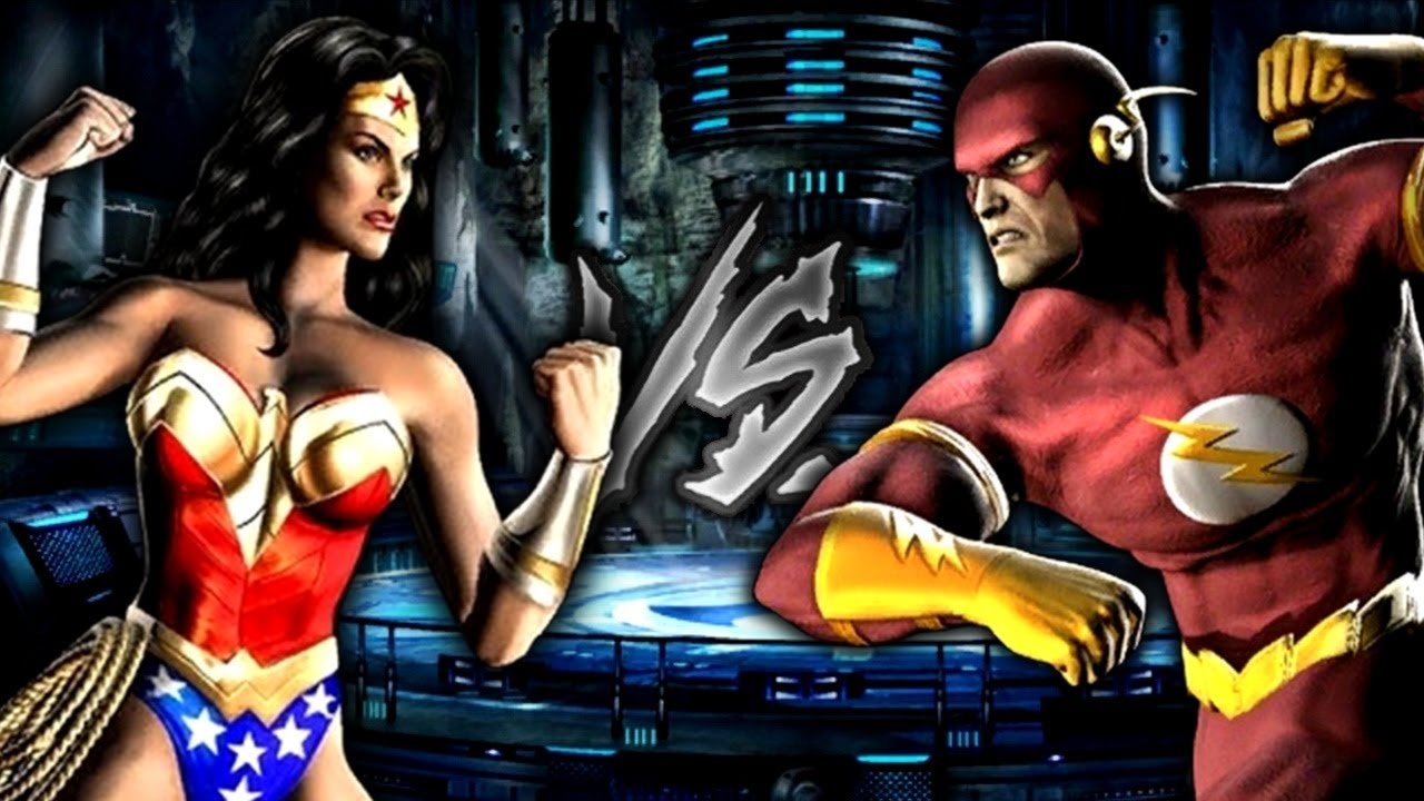 Mortal Kombat Vs. DC Universe - Wonder Woman Vs. The Flash