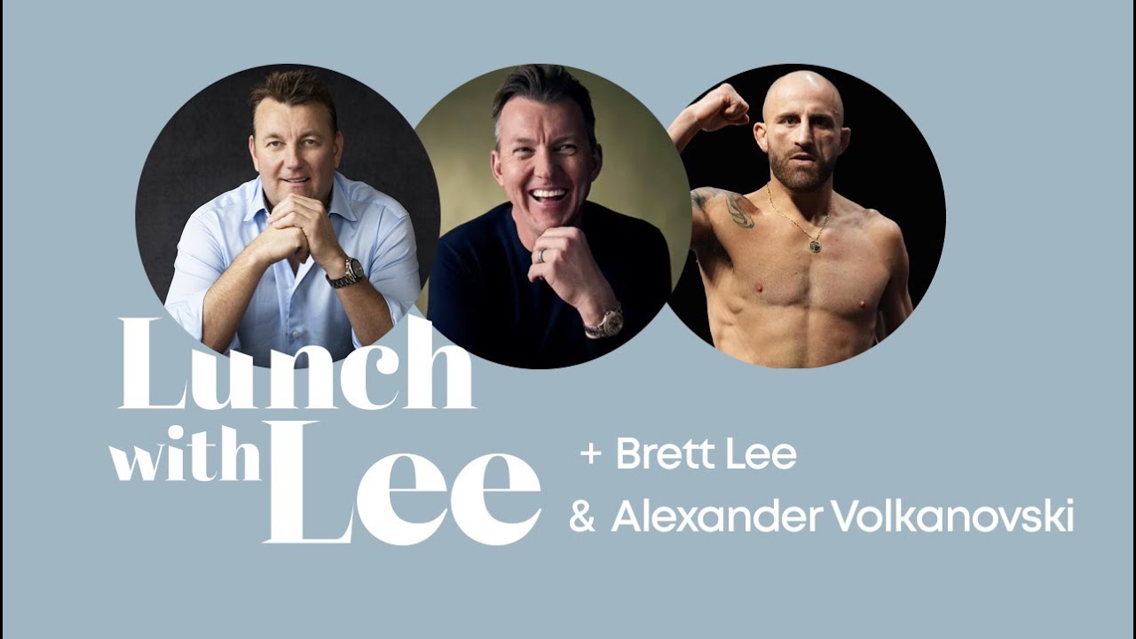 Lunch with Brett Lee & Alexander Volkanovski @AlexVolkanovskiOfficial