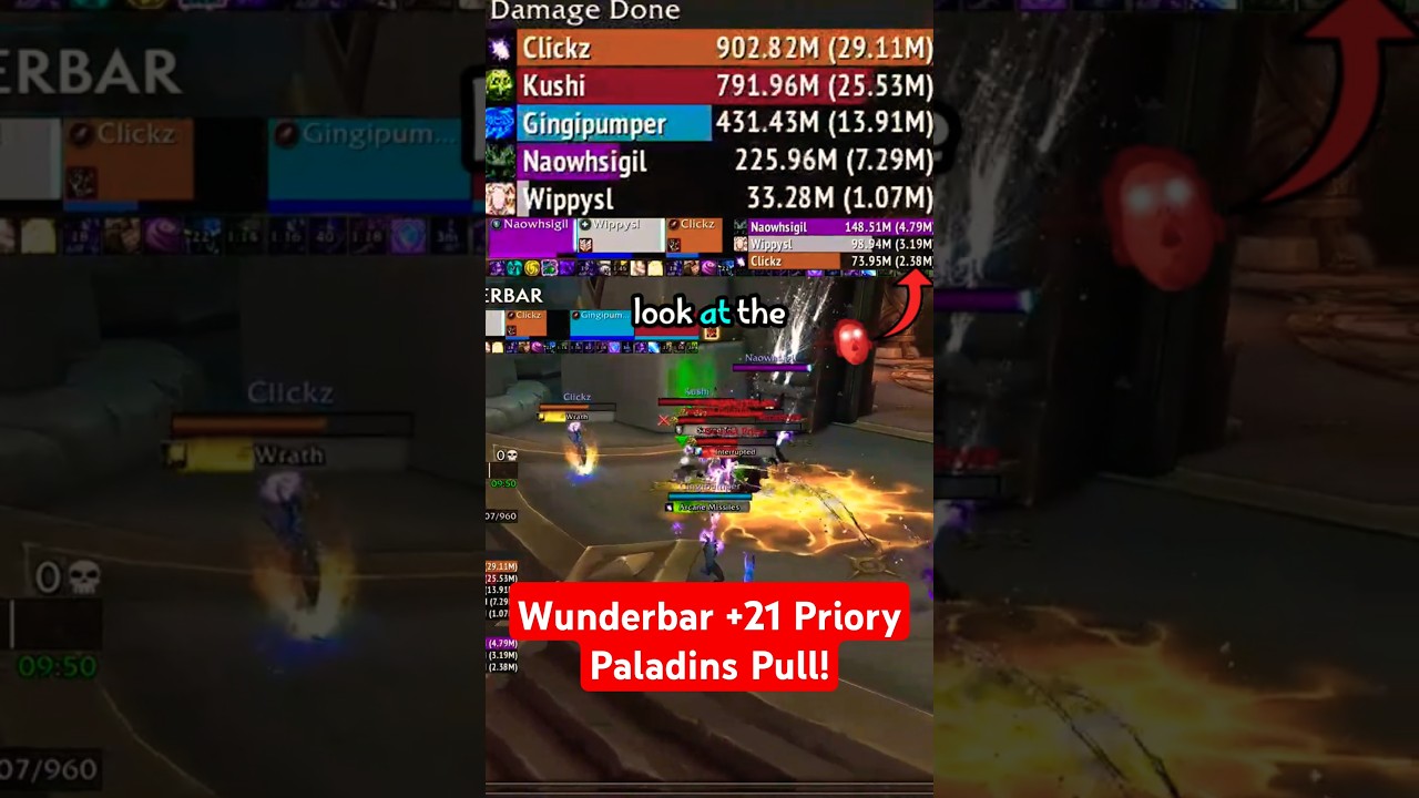 MDI Finals | Wunderbar Insane +21 Paladins Pull!