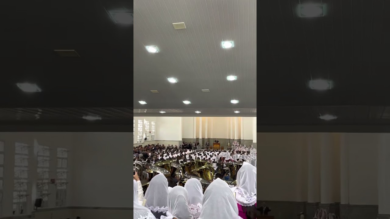 Ensaio regional São Carlos Ir. Daniel do calegari 90 tubas mais de 1300 músicos e organistas