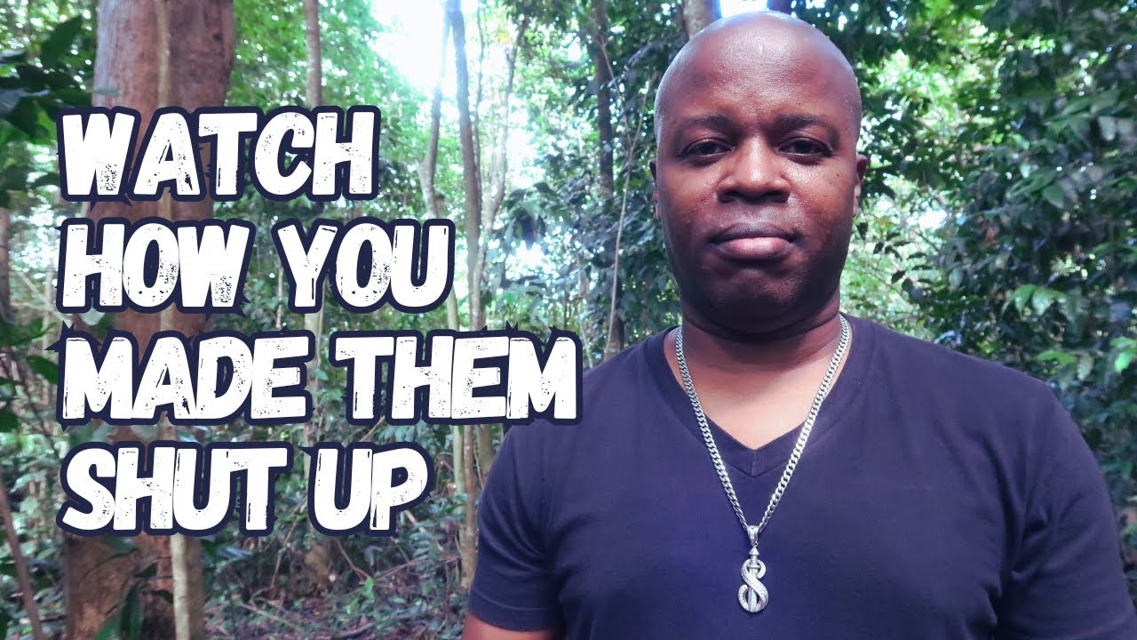 Watch How You Made Your Enemies and Haters Shut Up