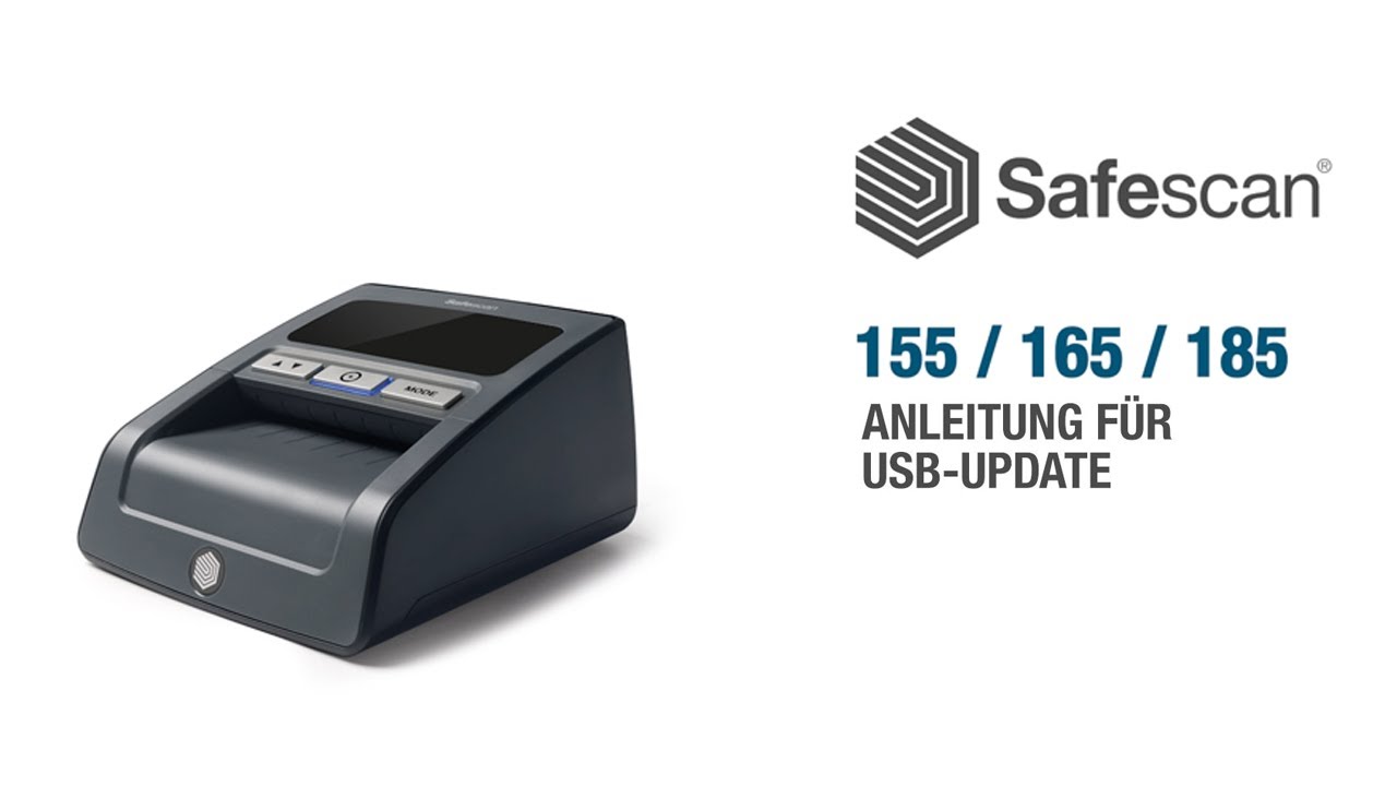 Safescan 155 / 165 Anleitung Für USB-Update | Deutsch