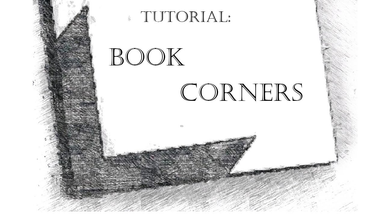 How To: Easy Corners for Bookbinding that look great - Tutorial