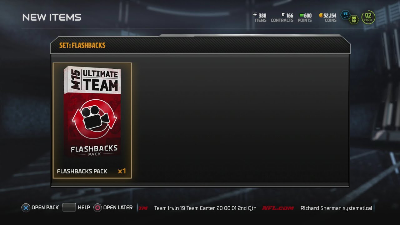 MUT 15: FLASHBACK PACK #2:: PLEASE, ANYONE BUT ALEX SMITH!!!!!!!