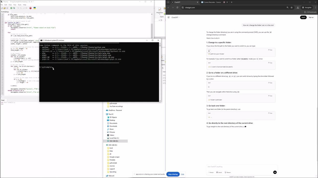 ChatGPT + Tkinter + Python + Compiling = Distributable