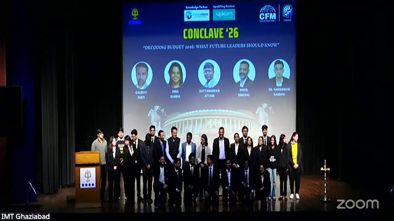 Finance Conclave 2026 - Decoding Budget: What Future Leaders Should Know