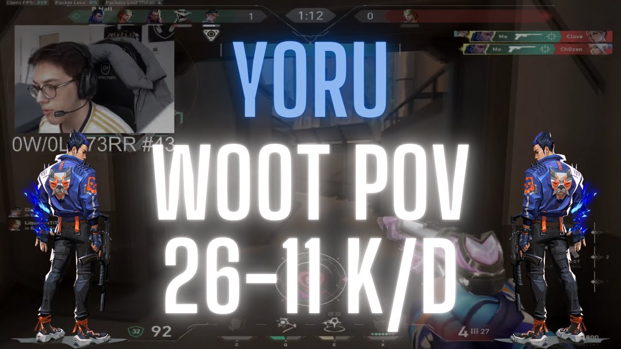 TH Wo0t POV Yoru on Bind 26-11 K/D (VALORANT Pro POV)
