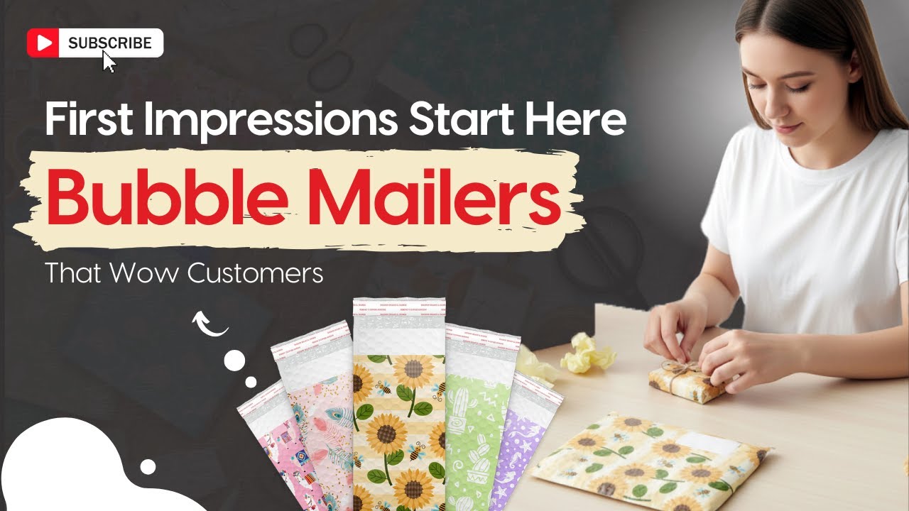 Buy Custom Designer Bubble Mailers Online in USA | Perfect for Brand Packaging | Pro Supply Global