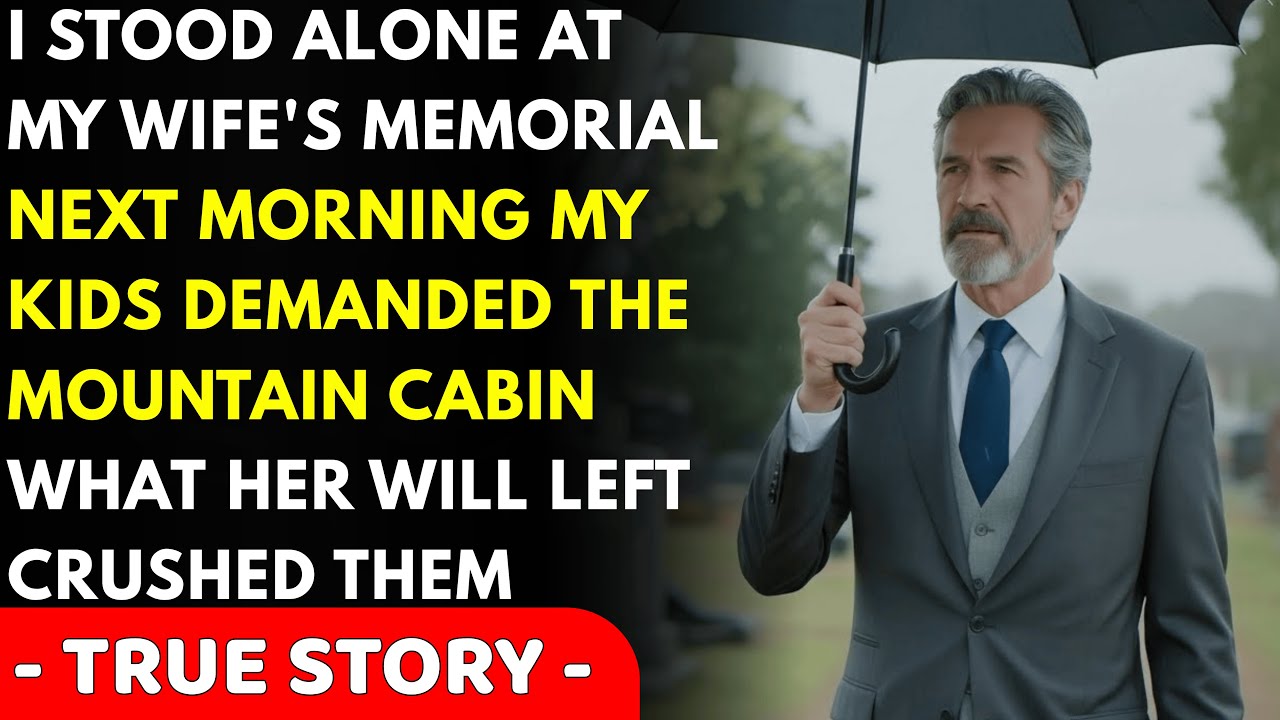 At My Wife's Memorial, I Stood Alone in the Snow. Next Morning My Children Came for the Mountain ...