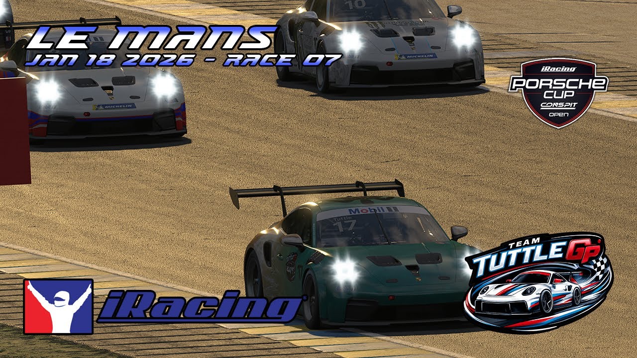 Race #7 iRacing Porsche 911 Cup (992.2) Open - Le Mans 2026 01 18