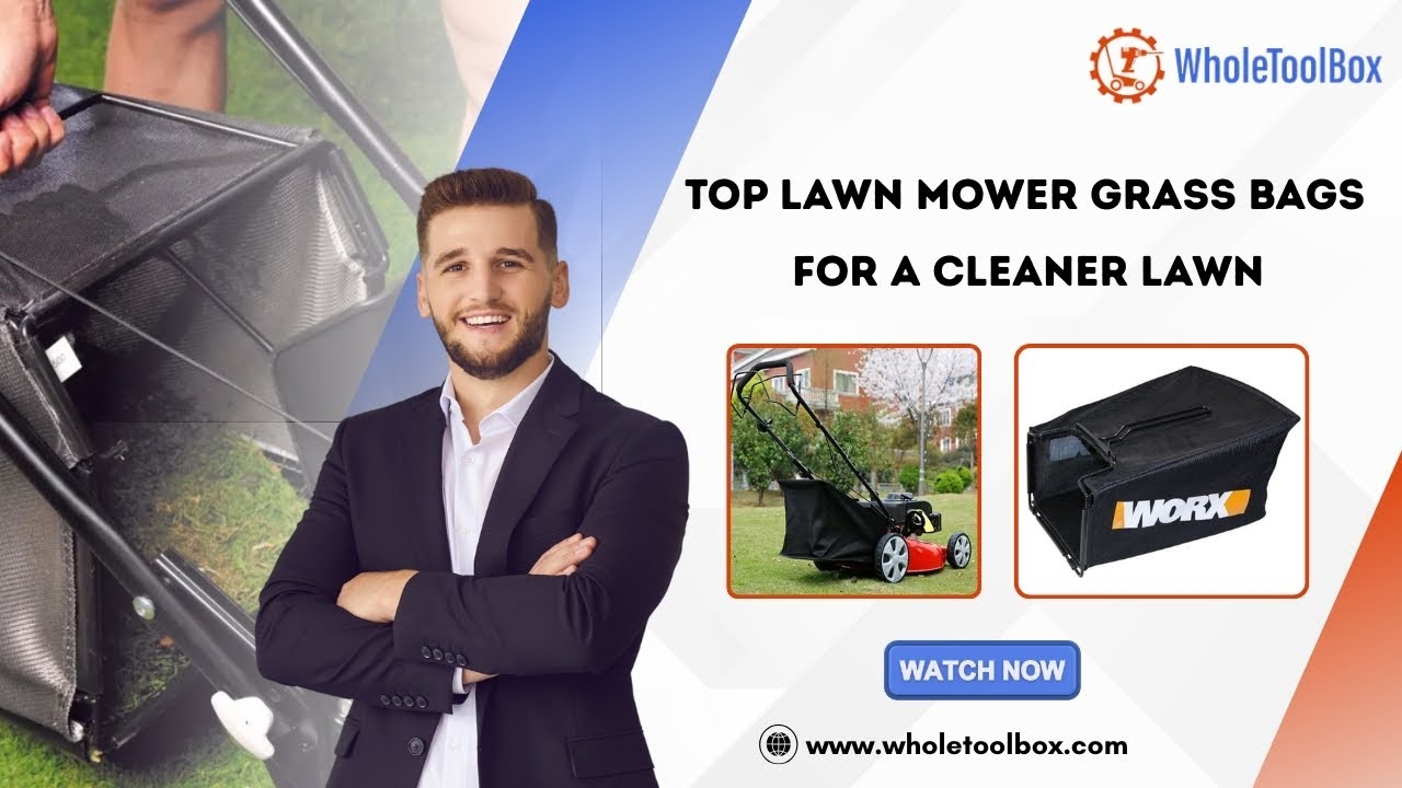 Lawn Mower Grass Bags for a Cleaner Lawn - WholeToolBox