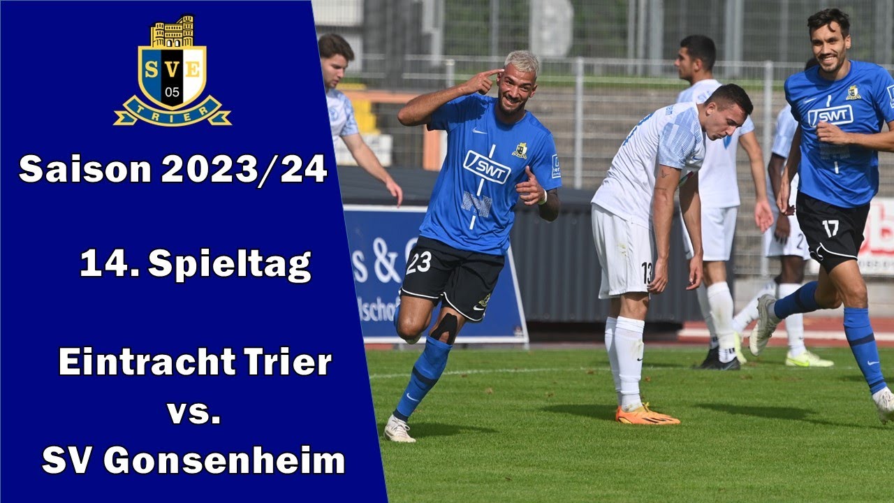 SVE-TV: Eintracht Trier vs. SV Gonsenheim - Highlights (14. Spieltag Saison 23/24)