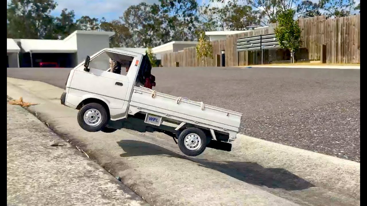 WPL D12 SUZUKI CARRY Unboxing & Test drive