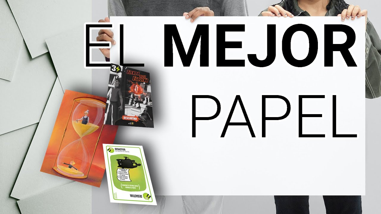 ¡El Mejor Papel Para Imprimir Juegos de Mesa Caseros!