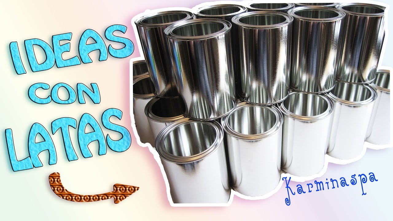 DIY. COMO DECORAR reciclando latas. ESPECTACULAR reciclaje. Manualidades económicas. Easy Crafts.