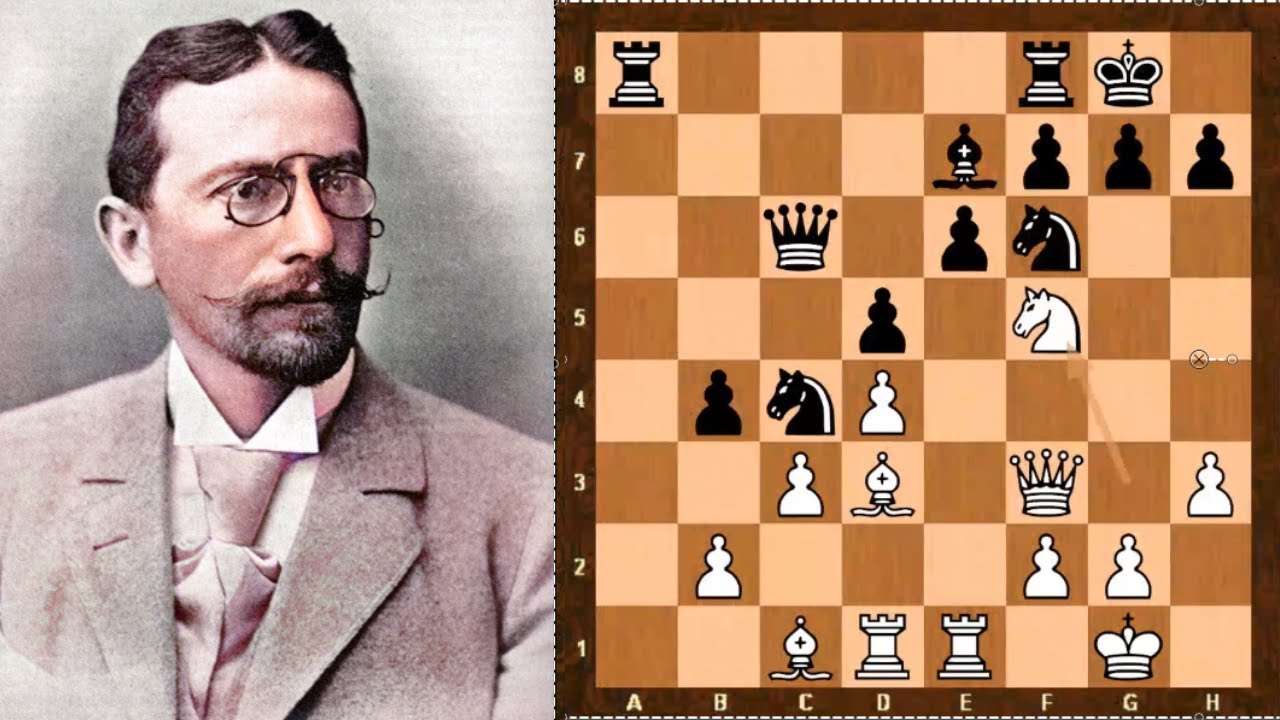 A BEAUTIFULLY MAJESTIC King Walk || Siegbert Tarrasch vs Richard Reti || Vienna (1922)