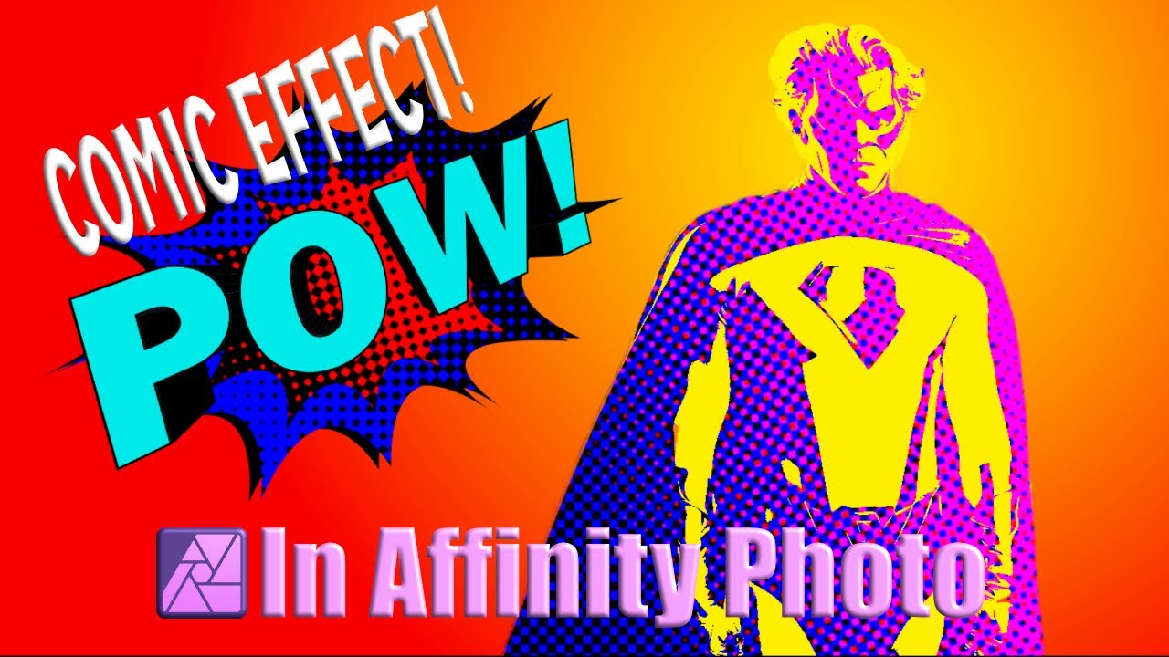 Create Heroic Comic Book Effects with Halftones in Affinity Photo 2
