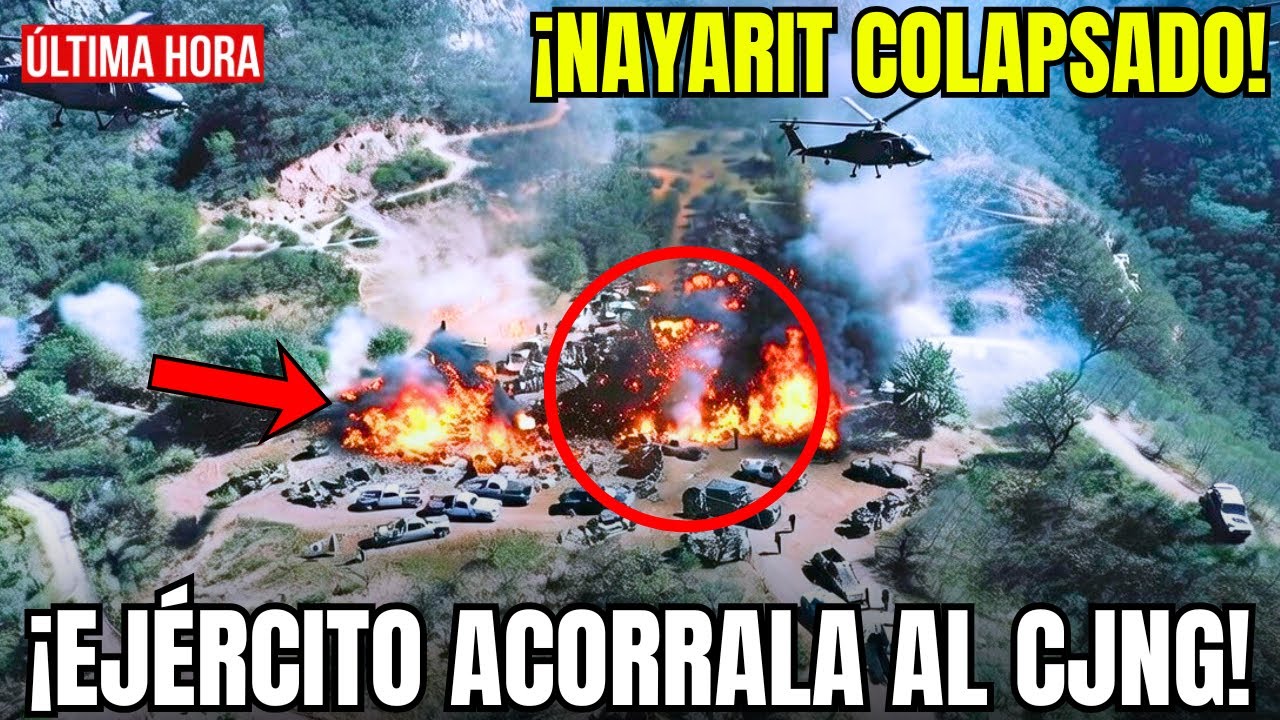 🇲🇽🚨NAYARIT COLAPSADO: EJÉRCITO ACORRALA al CJNG en ZONA MONTAÑOSA: “NO HUBO SOBREVIVIENTES”