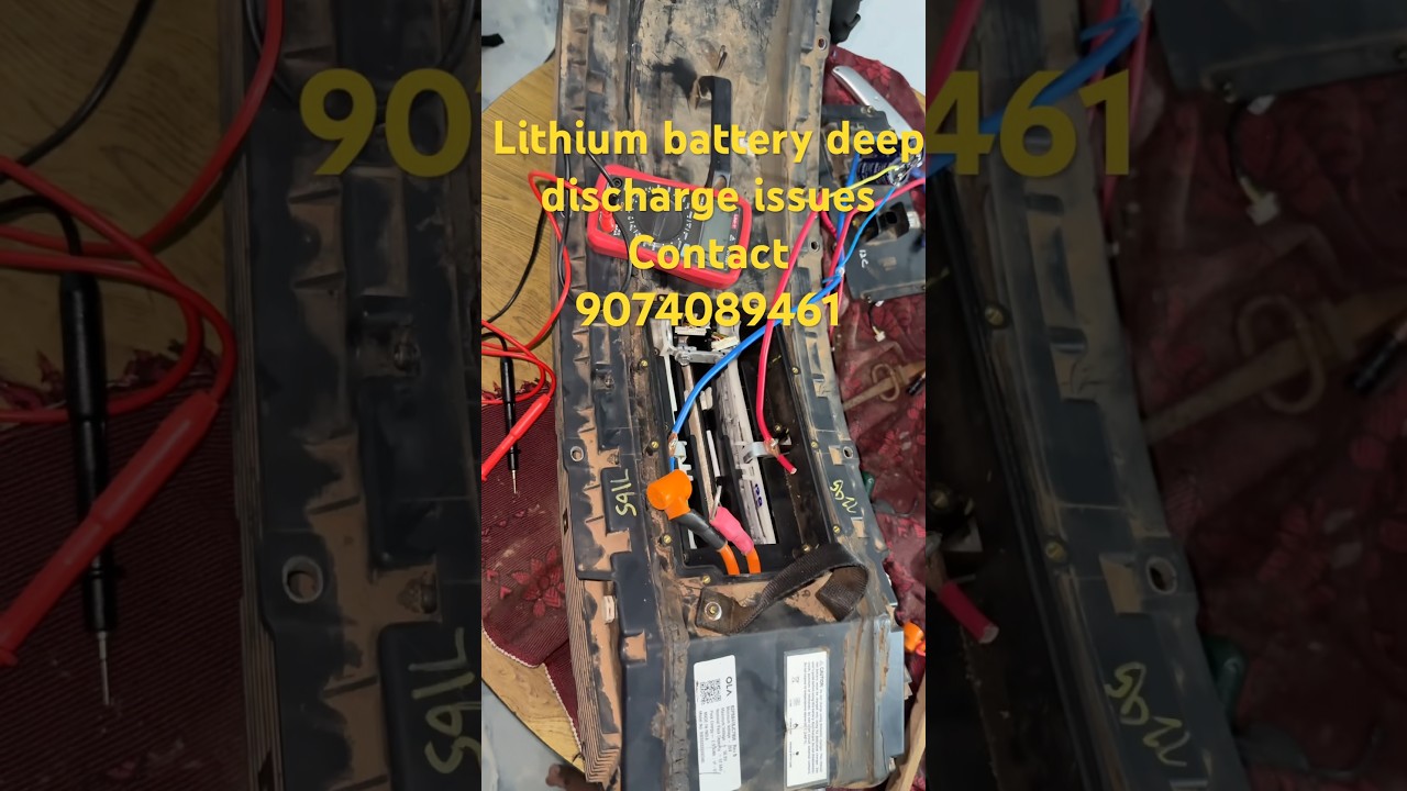 Ola battery deep discharge problem #olaelectric #lithum #evscooter #battery #ola