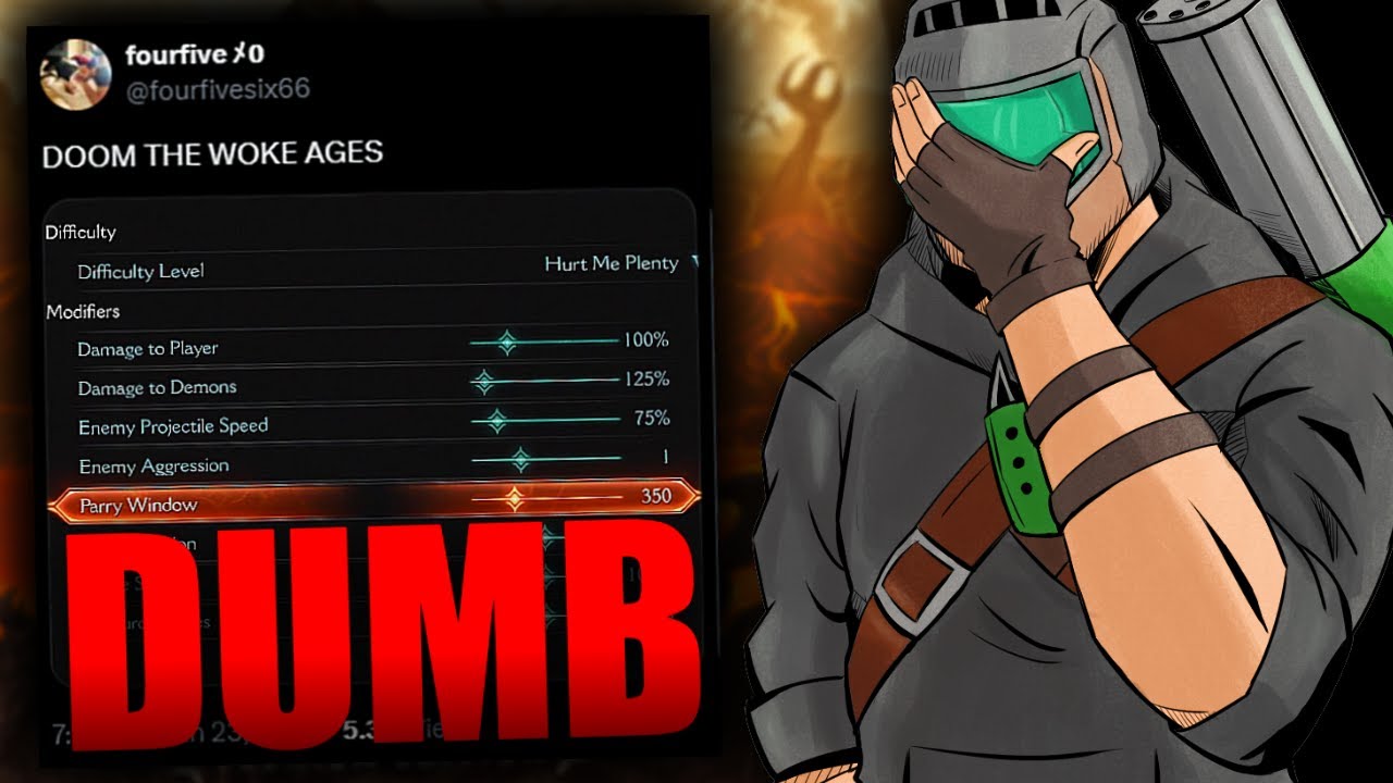 Doom is RUINED by Difficulty Sliders? This is Stupid...