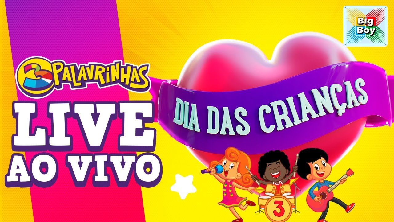 Live 3 Palavrinhas - Especial Dia das Crianças
