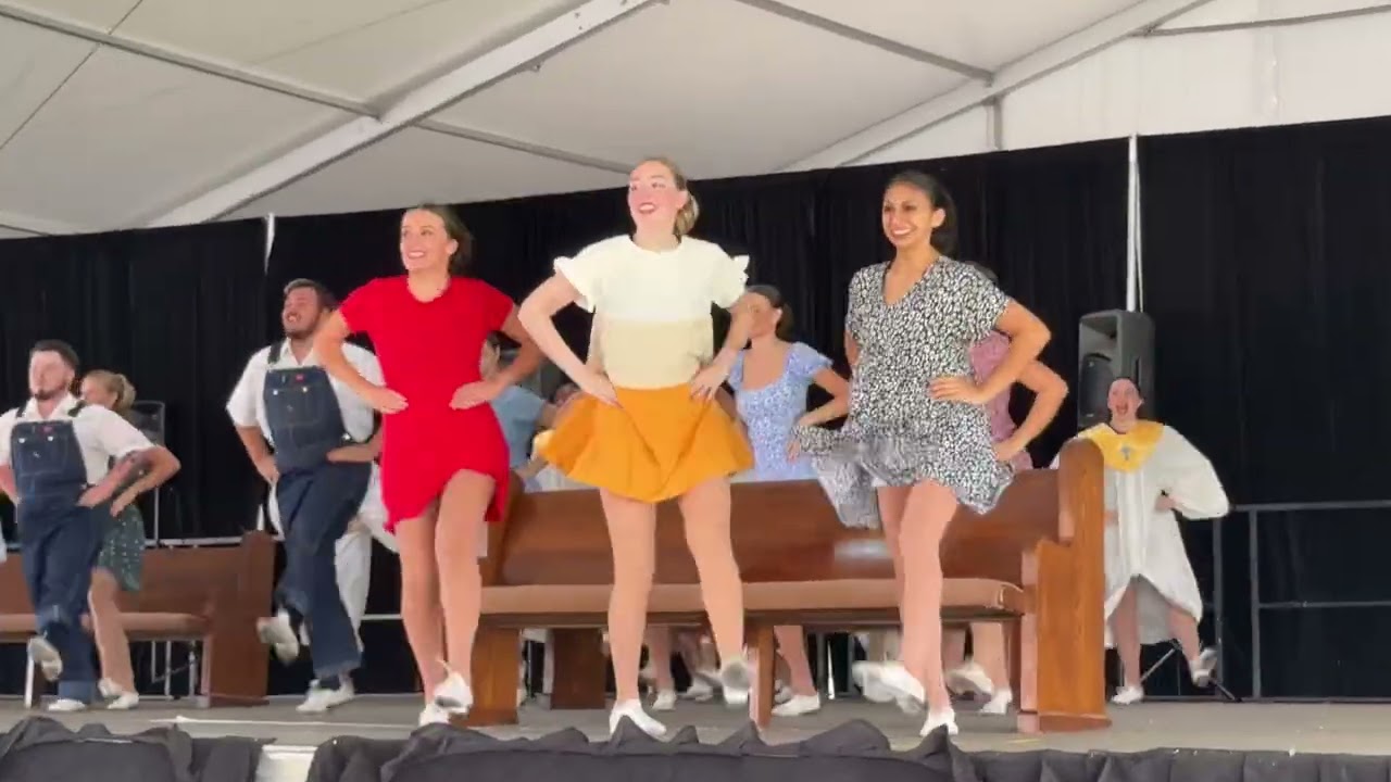 BMC Bailey Mountain Cloggers perform at the NC Mountain State Fair 2025 