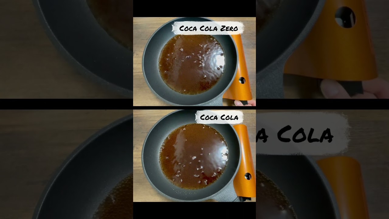 Coca Cola ZERO vs. Coca Cola | #shorts