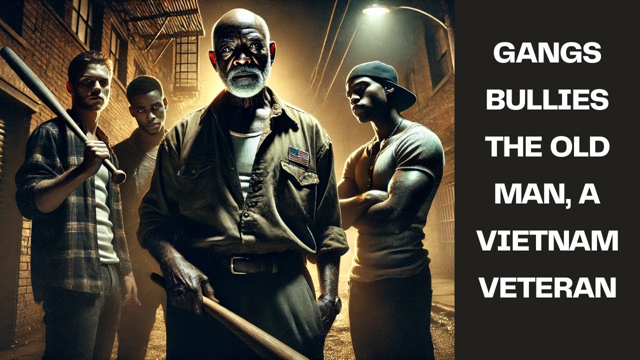 Thugs Bully and Attack Old Black Man, They Are Not Aware That The Old Man is a Veteran