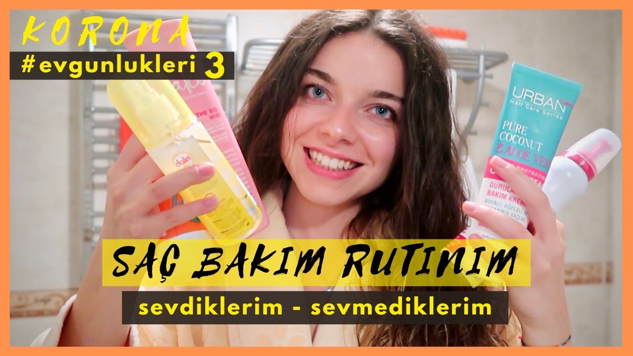 SAÇ BAKIM RUTİNİM + Dökülme Karşıtı Öneriler | Karantina Günlükleri 3