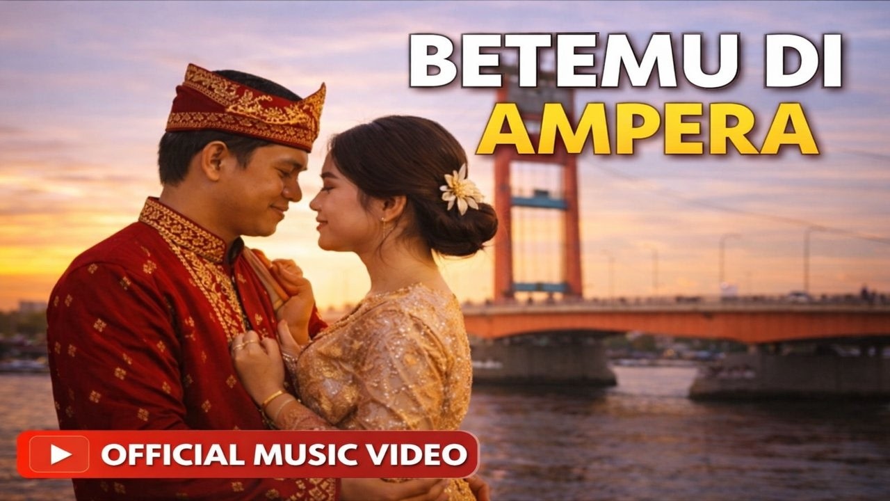 Betemu di Ampera — Lagu Palembang Paling Bikin Baper | Cinta Wong Dusun  @aprimedia83