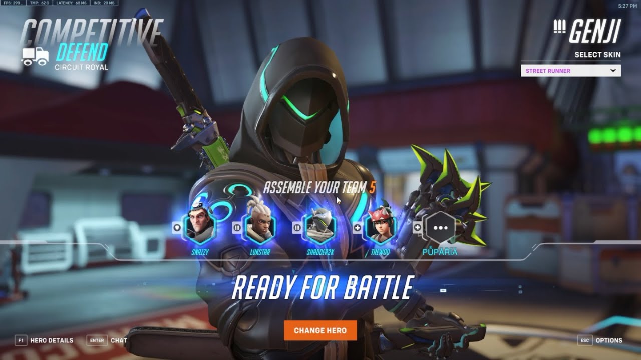 Overwatch 2 Highest Rank Genji Shadder2k Trying New Dope Genji Skin