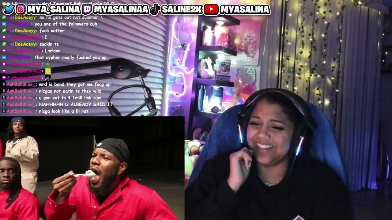 Mya Salina REACTS to AMP WOULD YOU RATHER IRL
