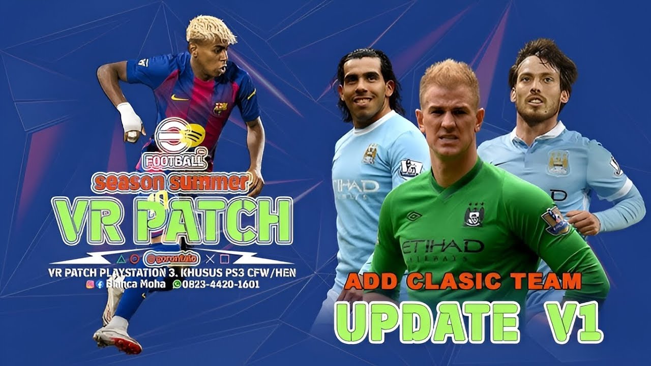 PES 2026 VR PATCH SUMMER EDITION V1 UPDATE - PES 2018 PS3
