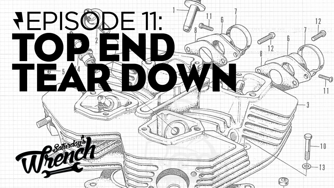 Saturday's Wrench Ep.11: Top End Engine Tear Down - Honda CB350 Build