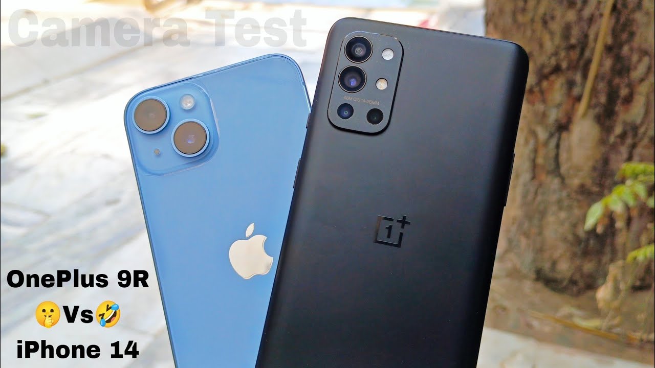 Oneplus 9R Vs iPhone 14  Camera Test & Comparison | Which is The Best..?
