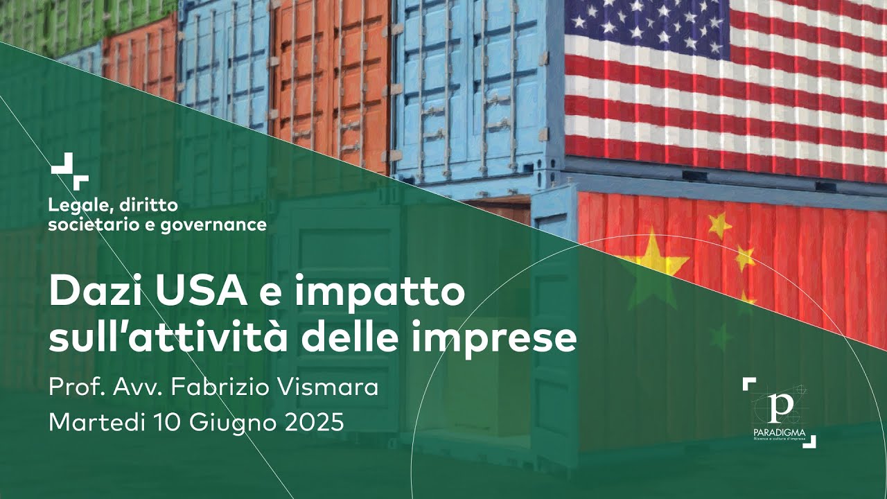 Dazi USA e impatto sull’attività delle imprese