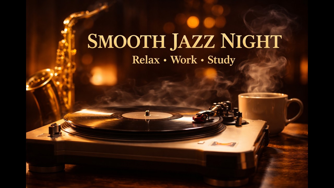 Smooth Jazz & Soulful R&B ☕ Romantic Late Night Chill – Slow Jams for Love & Relax
