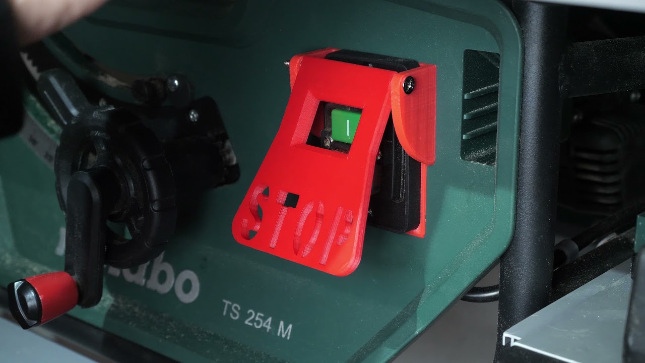 Metabo® TS 254 M  Not-Aus-Schalter in 2 Minuten nachrüsten