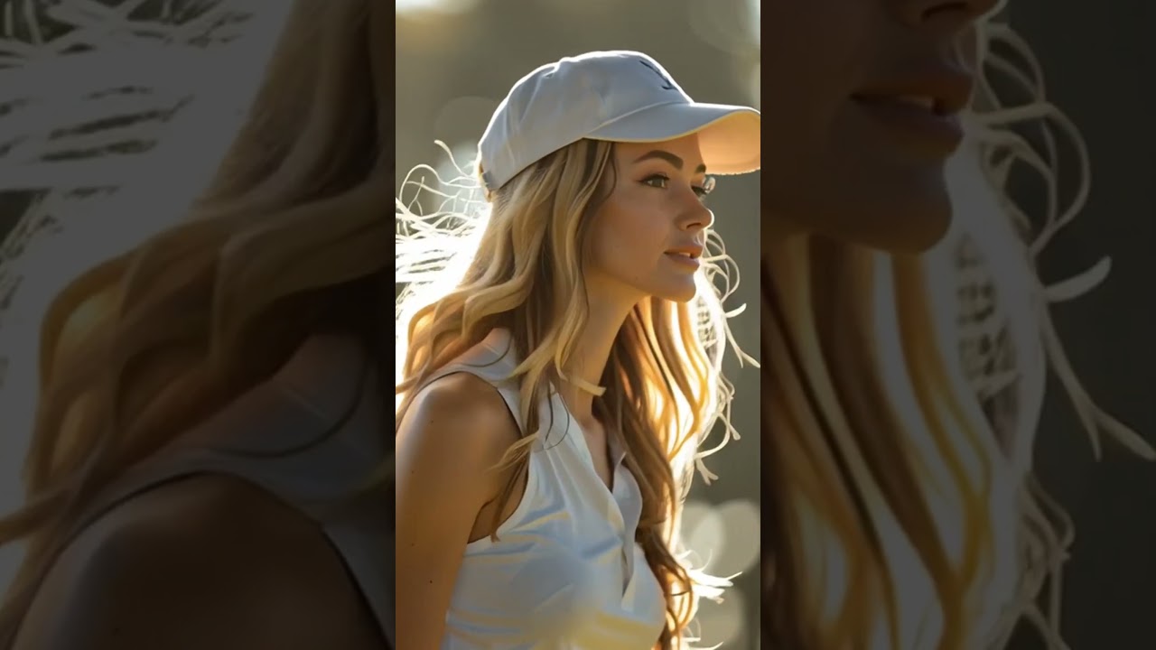 Golden Par &mdash; Alina Veret #model #fashion #aimodel #portrait #video #golf