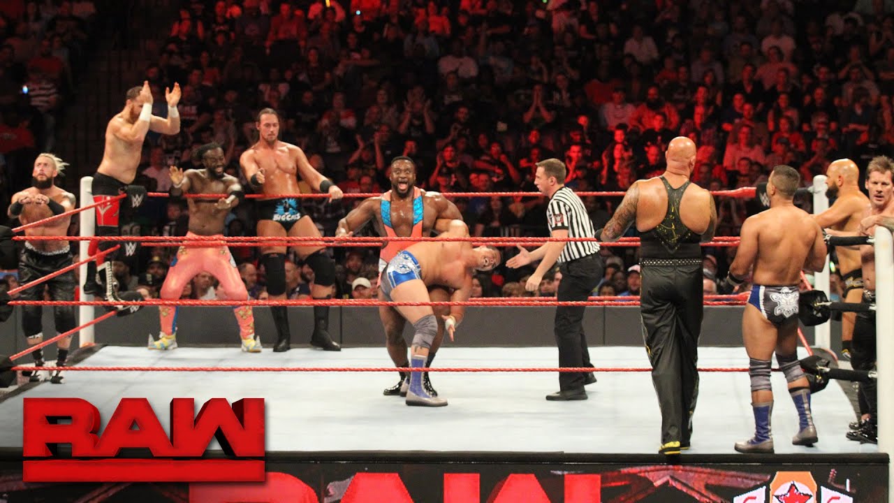 Командный матч из 10 человек: Raw, 19 сентября 2016 г.